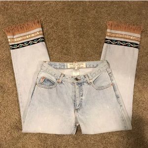 Vintage Guess Fringe Jeans